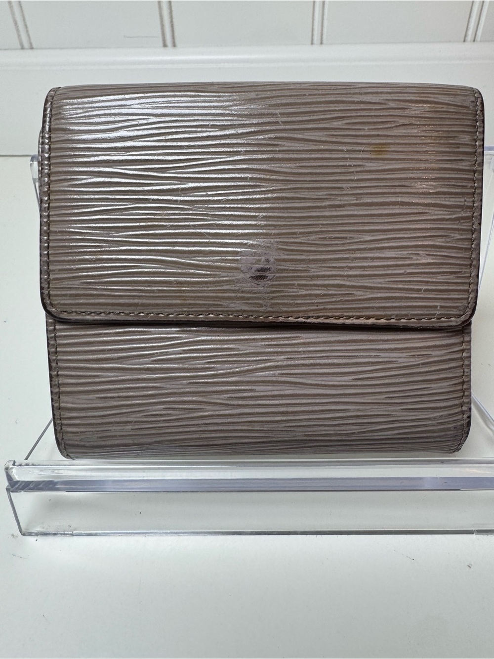 Louis Vuitton Taupe Epi Wallet